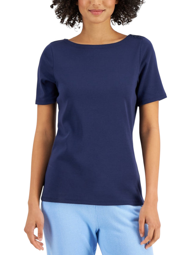 Image for Women's Plain Top,Navy