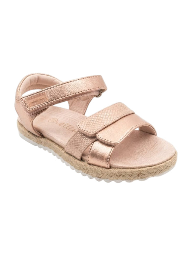 Image for Kids Girl's Textured Ribbed Sandals,Rose