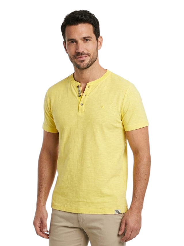 Image for Men's Ribbed Top,Yellow