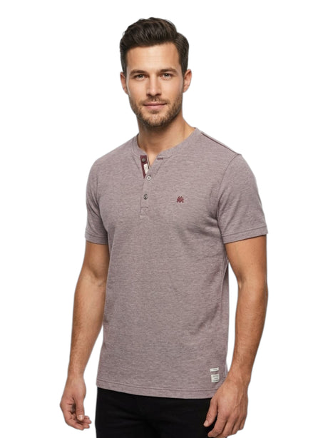 Image for Men's Heather Top,Buegundy