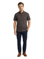 Image for Men's Printed Dress Shirt,Navy