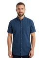 Image for Men's Knitted Dress Shirt,Navy