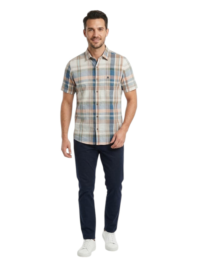 Image for Men's Plaid Dress Shirt,Multi