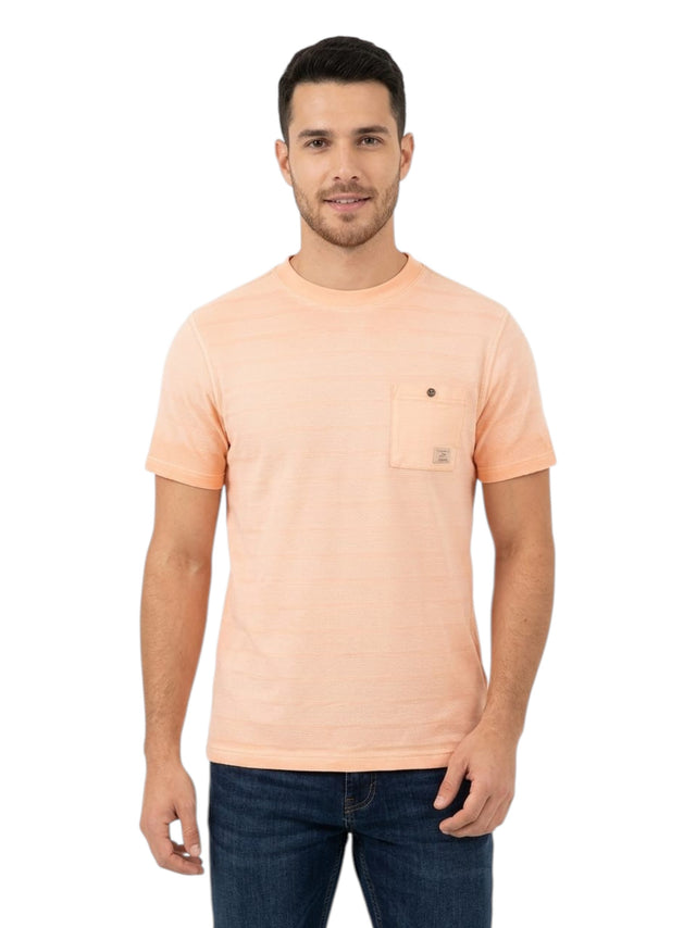 Image for Men's Textured Top,Apricot