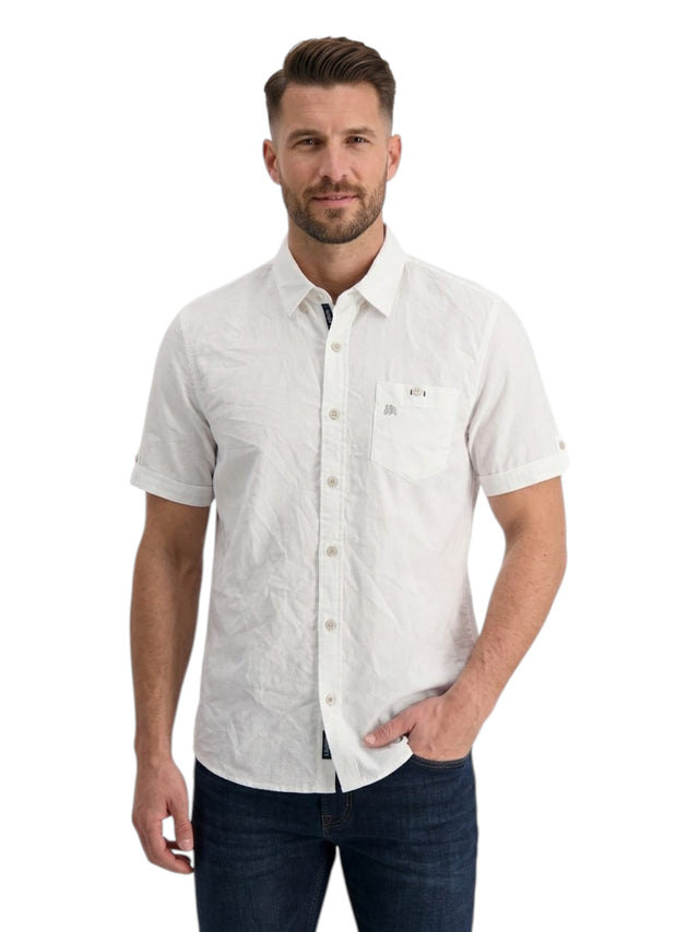 Image for Men's Textured Dress Shirt,White