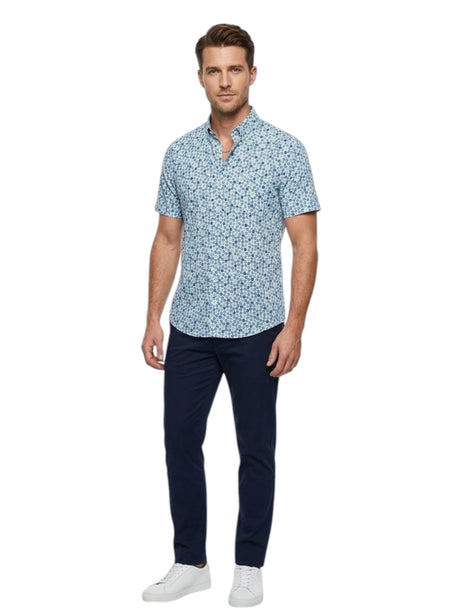Image for Men's Printed Dress Shirt,Multi