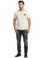 Image for Men's Printed Top,Off White