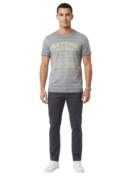 Image for Men's Printed Top,Grey