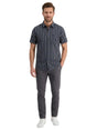 Image for Men's Striped Dress Shirt,Navy