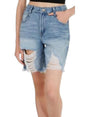 Image for Women's Ripped Jeans Short,Light Blue