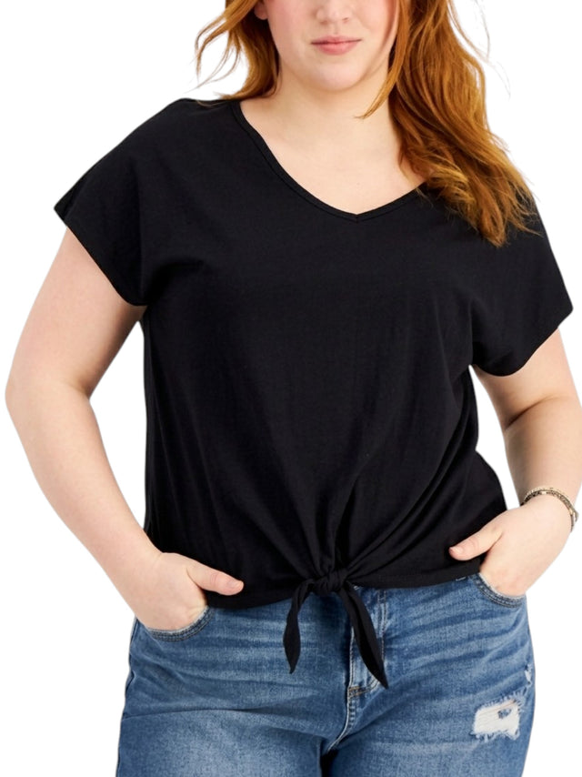 Image for Women's Plain Solid Top,Black