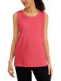 Image for Women's Plain Solid Sport Top,Dark Coral
