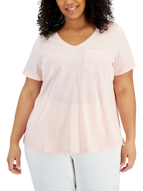Image for Women's Plain Solid Top,Pink