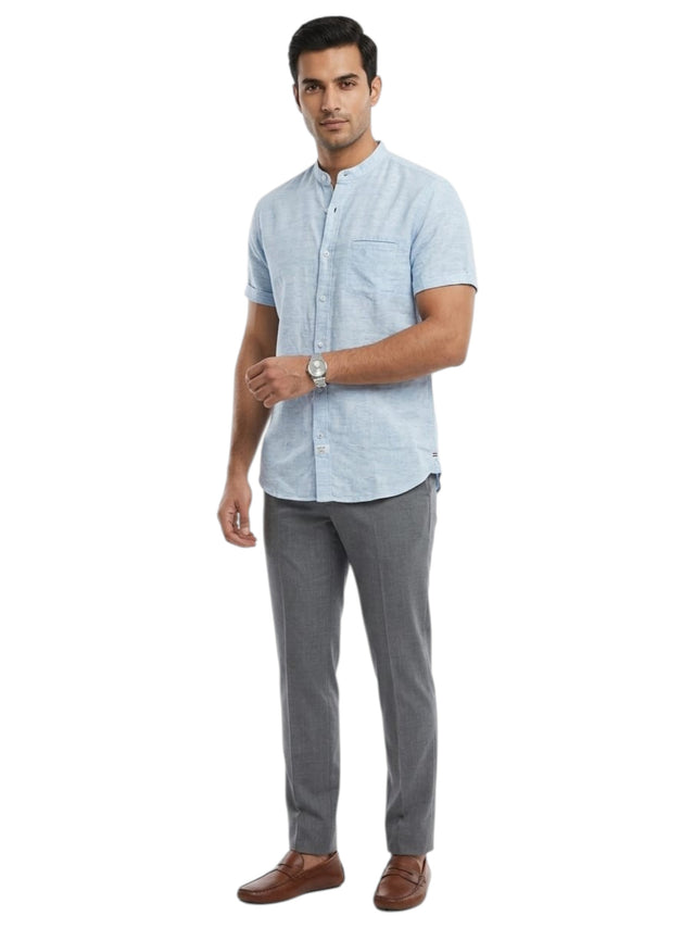 Image for Men's Heather Top,Light Blue