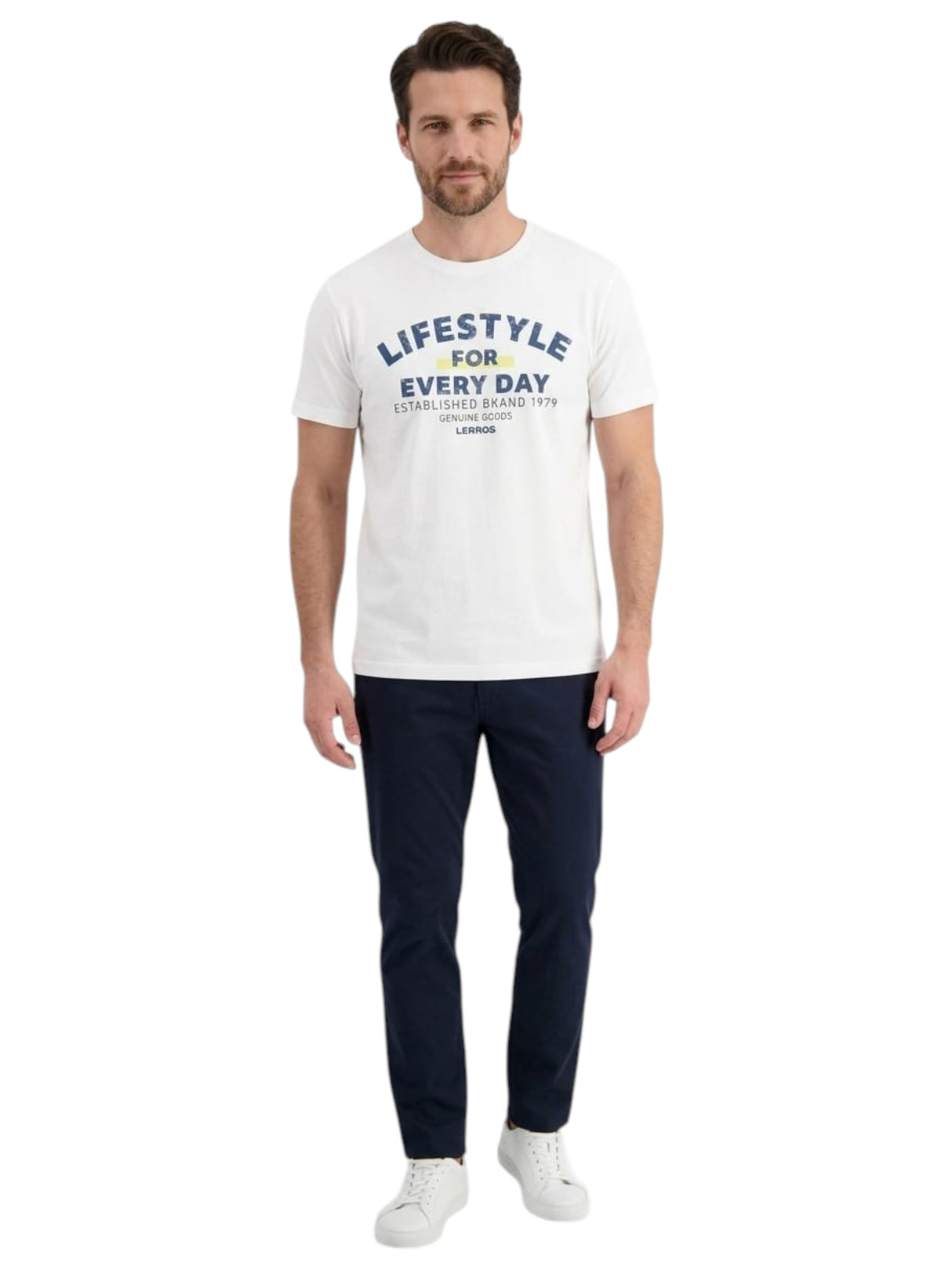 Image for Men's Printed Top,White