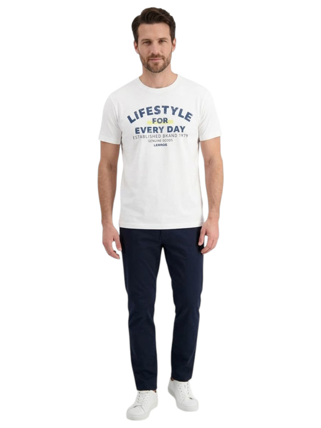 Image for Men's Printed Top,White