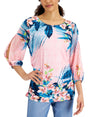 Image for Women's Printed Top,Multi