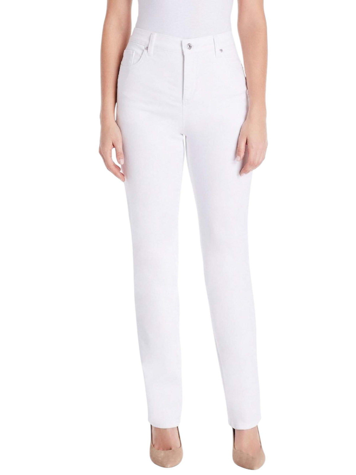 Image for Women's Plain Jeans,White