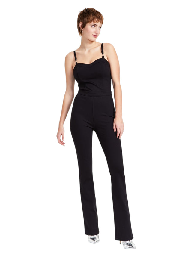 Image for Women's Plain Jumpsuit,Black