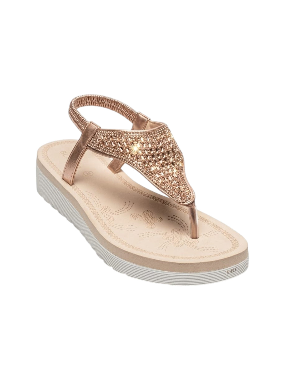 Image for Women's Rhinestones Sandals,Dusty Rose