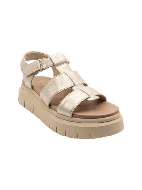 Image for Women's Ribbed Sandals,Light Beige