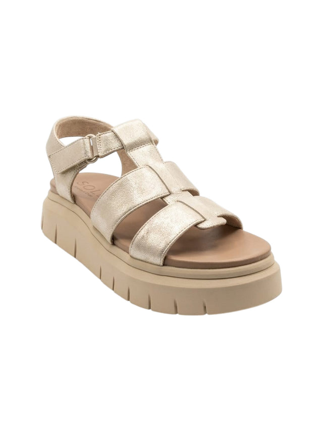 Image for Women's Ribbed Sandals,Light Beige
