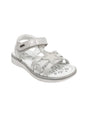 Image for Kids Girl's Ribbed Sandals,Silver