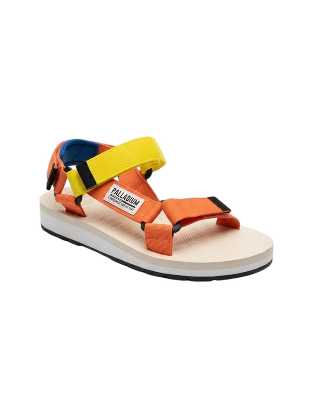 Image for Women's Ribbed Colorblocked Sandals,Multi