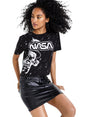 Image for Women's Printed Top,Black
