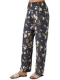 Image for Women's Printed Pant,Dusty Navy