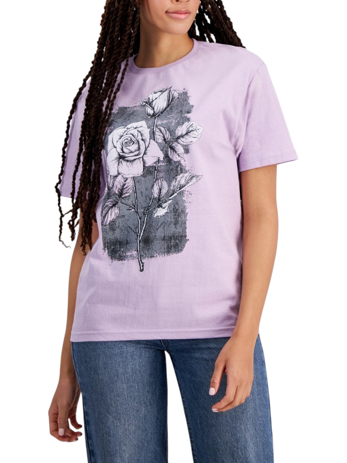Image for Women's Printed Top,Purple