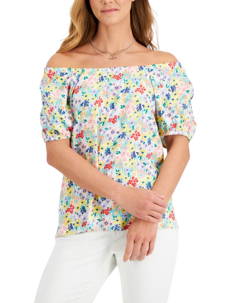 Image for Women's Floral Printed Top,Multi