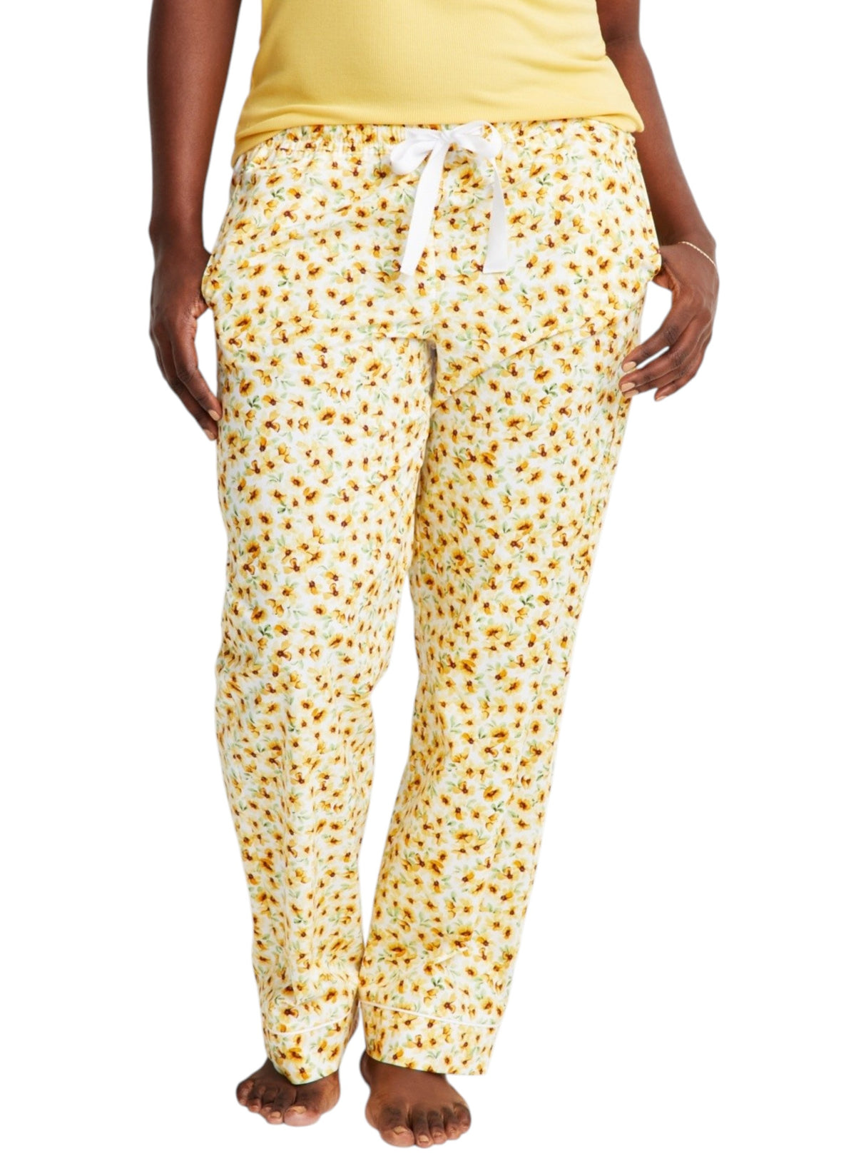 Image for Women's Printed Pant,Yellow