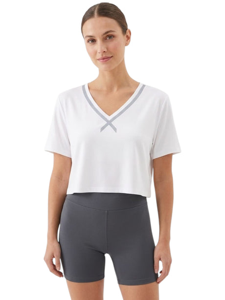 Image for Women's Colorblocked Top,White