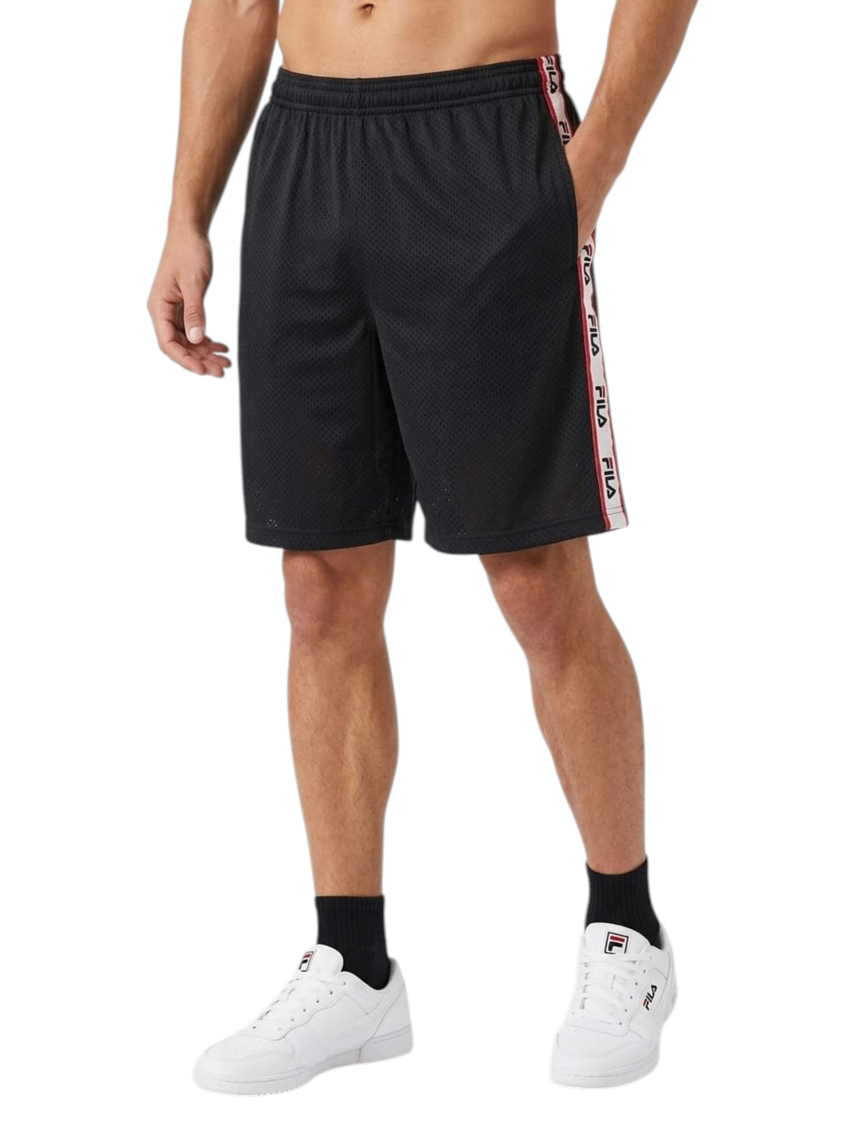 Image for Men's Colorblocked Short,Black