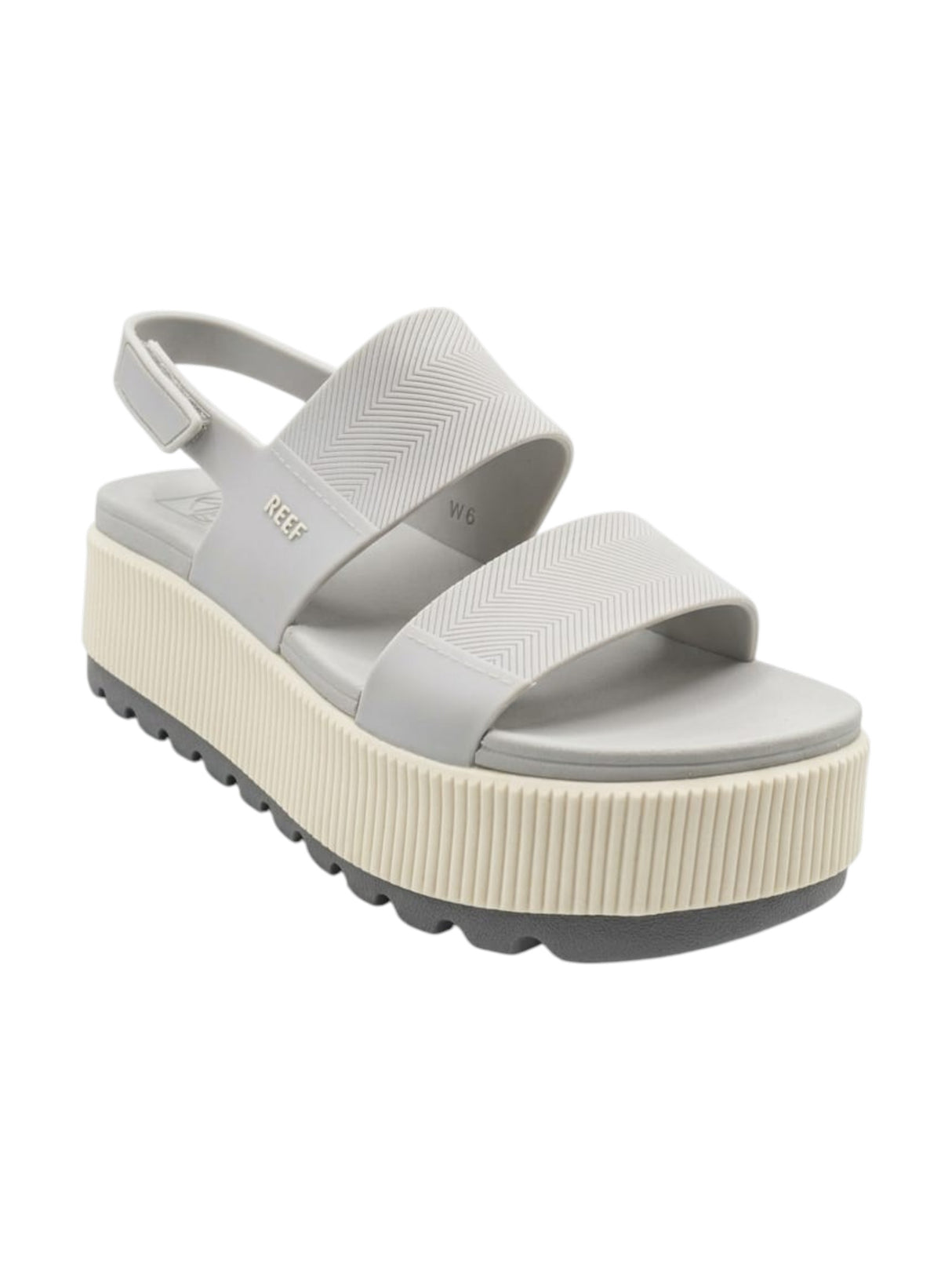 Image for Women's Ribbed High Sandals,Grey