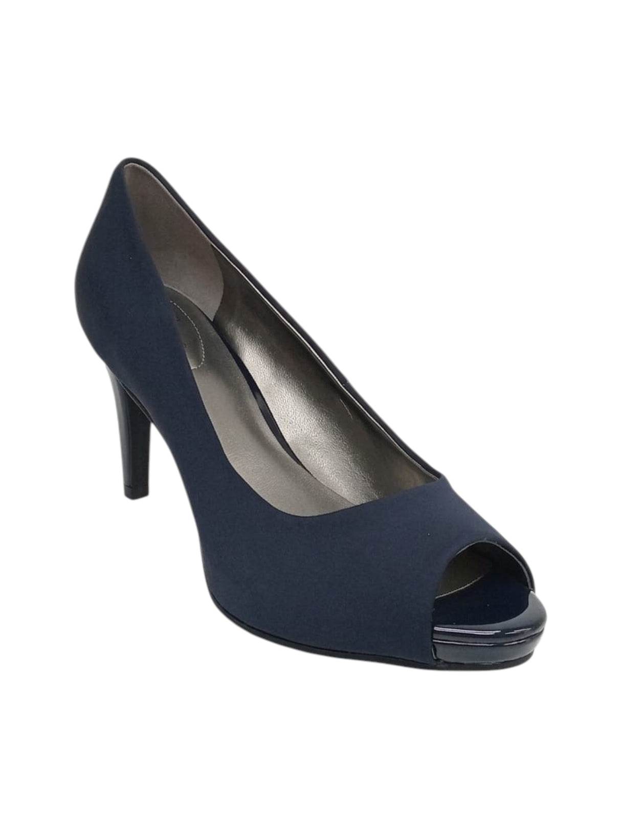 Image for Women's Plain Heeled Shoes,Navy