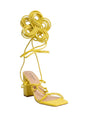Image for Women's Wrapped Heeled Shoes,Lime Yellow