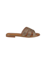 Image for Women's Rhinestones Shoes,Gold/Brown