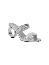Image for Women's Glowey Heeled Shoes,Silver