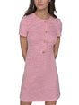 Image for Women's Textured Dress,Pink