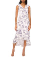 Image for Women's Floral Printed Dress,White