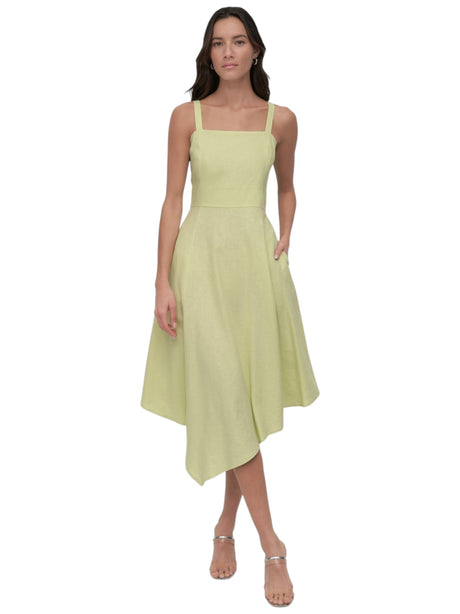 Image for Women's Textured Dress,Ligth Green