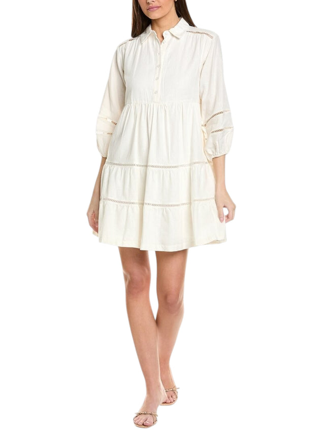 Image for Women's Textured Dress,Off White