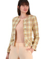 Image for Women's Textured Blazer,Multi