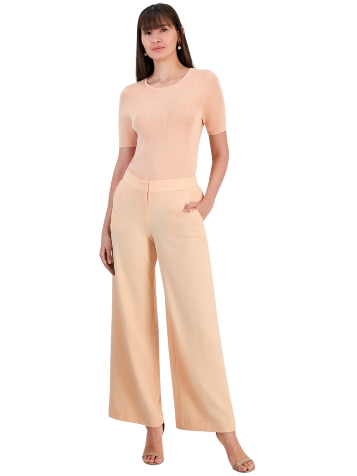 Image for Women's Textured Pant,Light Apricot