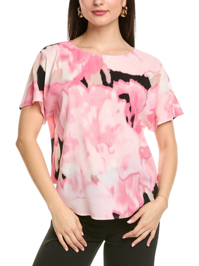 Image for Women's Printed Top,Pink