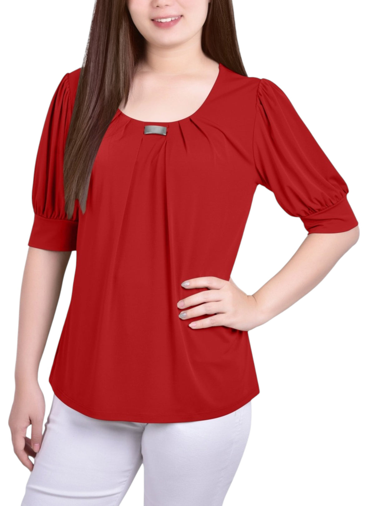Image for Women's Plain Top,Red