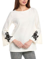 Image for Women's Embroidered Top,White