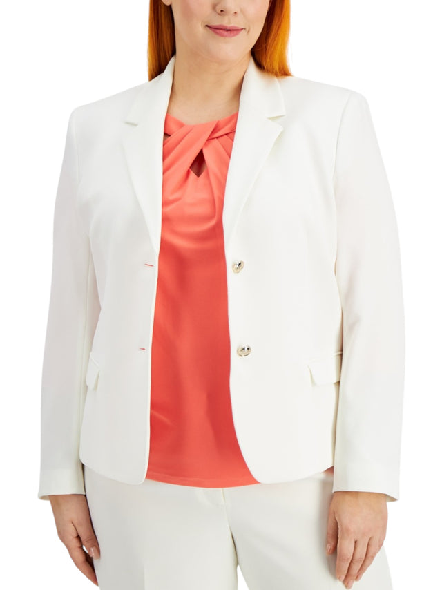 Image for Women's Plain Blazer,White